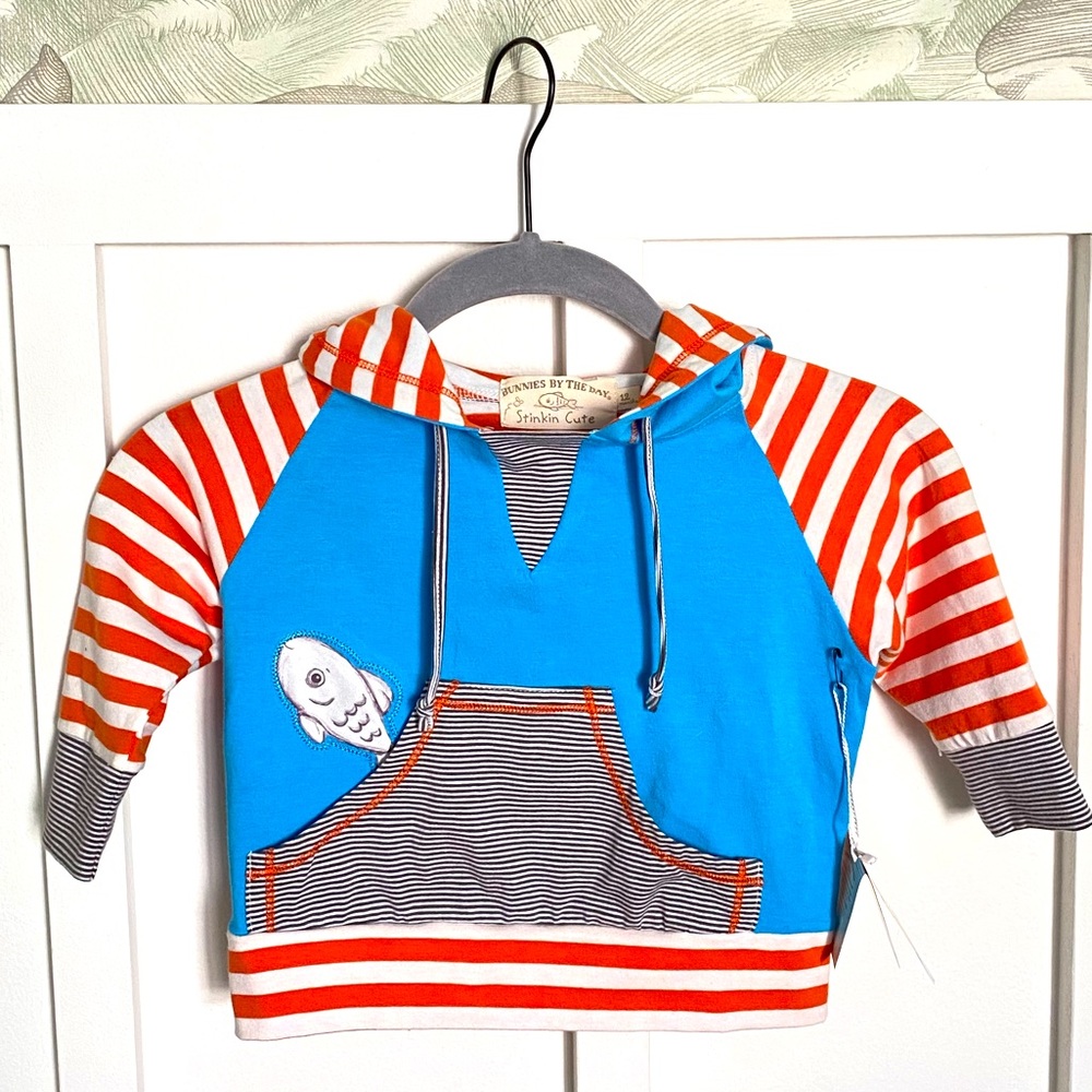 12M Bunnies By The Bay boutique hoodie